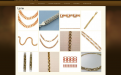 Website to order jewelry - gold chains handmade